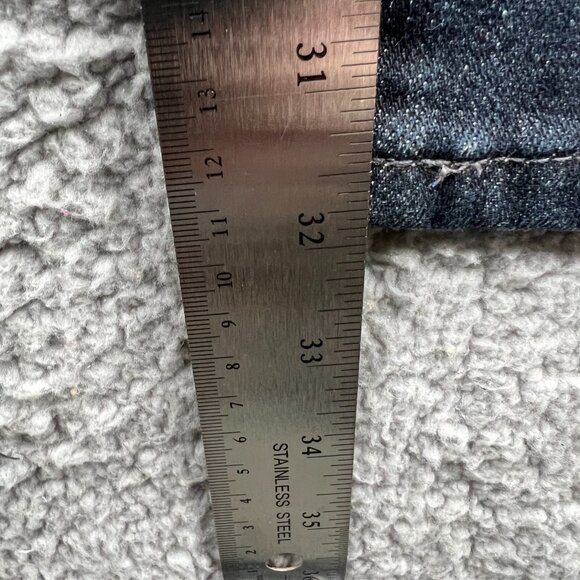 Elle Womens Jeans 10 Regular Indigo Blue Denim Mid Rise Pockets Stretch NWT - Picture 12 of 13